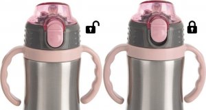 Orion Kubek termiczny / termos bidon stalowy różowy 300 ml 6