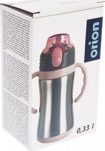 Orion Kubek termiczny / termos bidon stalowy różowy 300 ml 7