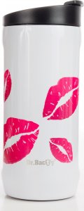 Dr.Bacty Kubek termiczny 2w1 Dr.Bacty Notus Usta - biały 2