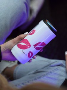 Dr.Bacty Kubek termiczny 2w1 Dr.Bacty Notus Usta - biały 4