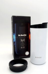 Dr.Bacty Kubek termiczny 2w1 Dr.Bacty Notus Usta - biały 9