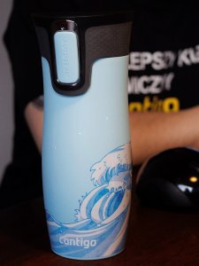 Contigo Kubek termiczny Contigo West Loop 2.0 470ml - Błękitny Mat - Summer Waves 6