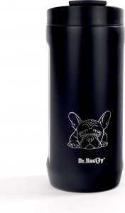 Dr.Bacty Kubek termiczny 2w1 Notus Buldog francuski - czarny 2