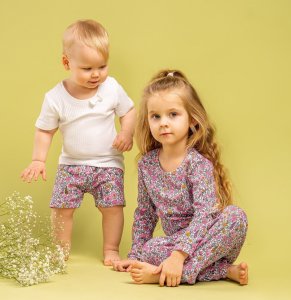 NICOL Czapka bawełniana niemowlęca dla dziewczynki Nicol Lea 80 12