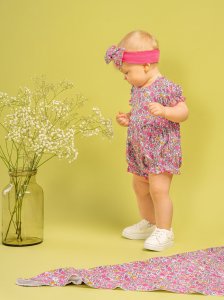 NICOL Czapka bawełniana niemowlęca dla dziewczynki Nicol Lea 80 10