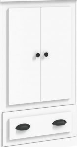 vidaXL Kredens, biały, 60x35,5x103,5 cm, materiał drewnopochodny 2