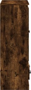 vidaXL Kredens, przydymiony dąb, 60x35,5x103,5 cm 7