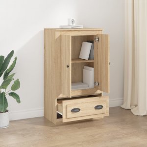 vidaXL Kredens, dąb sonoma, 60x35,5x103,5 cm, materiał drewnopochodny 3