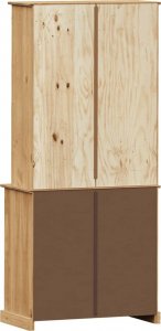 vidaXL Kredens VIGO, 78x40x175 cm, lite drewno sosnowe 7