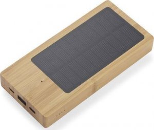 Powerbank Upominkarnia Power bank solarny SONNEN 10 000 mAh Brązowy 1