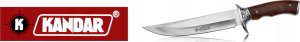 Kandar KANDAR Nóż Myśliwski Survivalowy Taktyczny Pochwa 10
