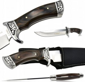 Kandar KANDAR Nóż Myśliwski Survivalowy Taktyczny Pochwa 16