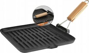 Patelnia KingHoff grillowa Żeliwna 24cm 11