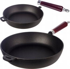 Patelnia KingHoff grillowa Żeliwna 24cm 25