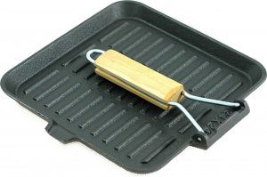 Patelnia KingHoff grillowa Żeliwna 24cm 5