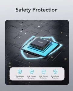 Powerbank 4kom.pl Powerbank Bateria zewnętrzna VEGER L20S - 20 000mAh LCD Quick Charge PD 20W czarny (VP2039PD  / W2039PD ) 12