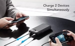 Powerbank 4kom.pl Powerbank Bateria zewnętrzna VEGER L20S - 20 000mAh LCD Quick Charge PD 20W czarny (VP2039PD  / W2039PD ) 3
