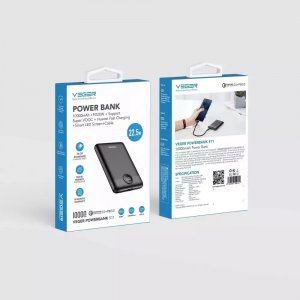 Powerbank Veger S11 10000mAh Czarny 6