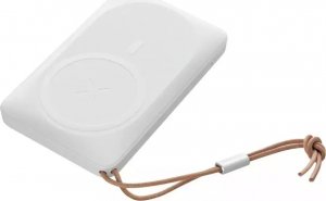Powerbank 4kom.pl Powerbank Bateria zewnętrzna VEGER MagOn z ładowaniem Qi do MagSafe 15W - 10 000mAh PD 22,5W biały (VP1151 / W1151) 13