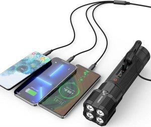 Choetech Jump starter powerbank Choetech TC0016 8000mAh latarka LED czarny 9