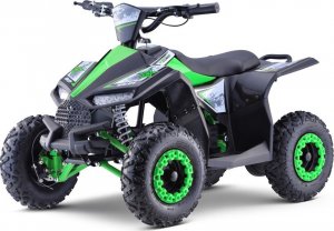 Ramiz Quad Highper na akumulator Zielony 35km/h + Silnik bezszczotkowy 1000W + Koła pompowane + Regulacja siedzenia 14