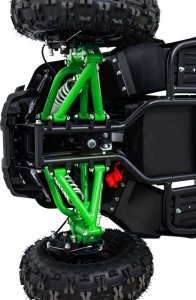 Ramiz Quad Highper na akumulator Zielony 35km/h + Silnik bezszczotkowy 1000W + Koła pompowane + Regulacja siedzenia 9