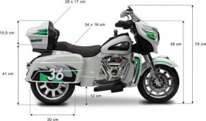 Toyz POJAZD NA AKUMULATOR RIOT POLICE 14