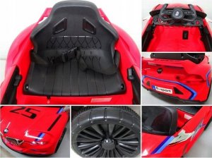 R-Sport Auto na akumulator Cabrio Czerwone 5