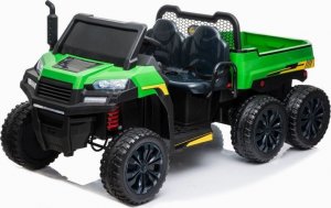 Lean Cars Pojazd Na Akumulator A730-2 Zielono-Czarny 24V 8