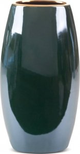 Eurofirany Wazon dekoracyjny ceramiczny MORA 19X12X35 ciemnozielony 1