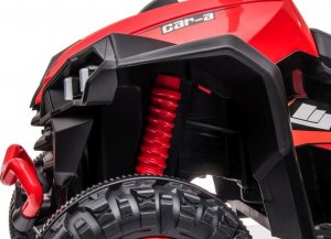 Lean Cars Quad Na Akumulator HL568 Czerwony 14