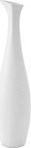 Eurofirany Wazon ceramiczny wysoki wąski RISO 15X15X60 biały 1