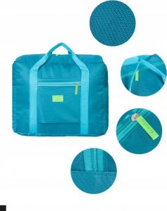 Hedo Klasyczna torba podróżna, sportowa - błękitna 1