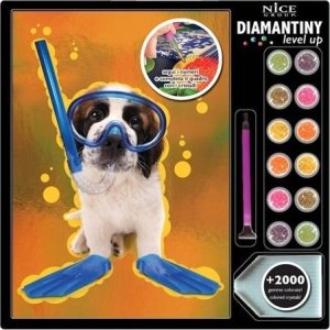 Russell Mozaika cekinowa samoprzylepna Pies 1235 32x32 B/C RUSSELL 3