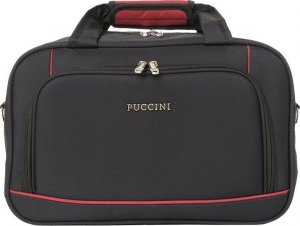 Puccini Torba podróżna podręczna PUCCINI NEW PADWA BM20510 13 Czarno czerwona 2