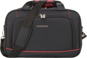 Puccini Torba podróżna podręczna PUCCINI NEW PADWA BM20510 13 Czarno czerwona 4