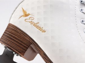 SMJ sport Łyżwy figurowe SMJ sport  Exclusive białe 37 3