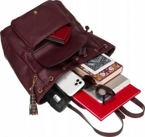 LuluCastagnette Miejski plecak damski z ćwiekami  LuluCastagnette NoSize 6