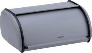 Chlebak KingHoff Chlebak metalowy KINGHoff 1751 pojemnik na pieczywo stalowy szary 4