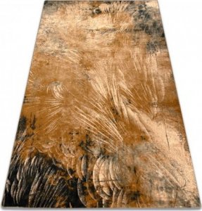 Dywany Łuszczów Dywan wełniany OMEGA Abu Abstrakcja kamel, 170x235 cm 1