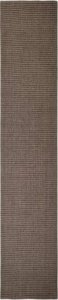 vidaXL Sizalowy dywanik do drapania, brązowy, 66x350 cm 1