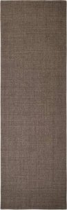 vidaXL Sizalowy dywanik do drapania, brązowy, 80x250 cm 1