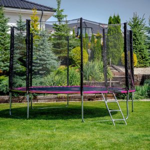 Trampolina ogrodowa Thunder Outside Pro z siatką zewnętrzną 10 FT 312 cm 12