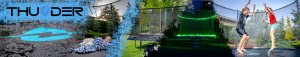 Trampolina ogrodowa Thunder Outside Pro z siatką zewnętrzną 10 FT 312 cm 14