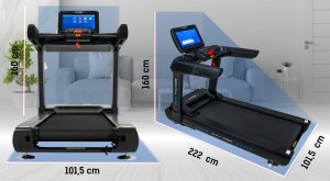 Bieżnia Thunder Zion TFT Black elektryczna 3