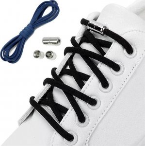 Aptel SZNURÓWKI bez Wiązania Sznurowadła 100cm niebieskie AG841D 2