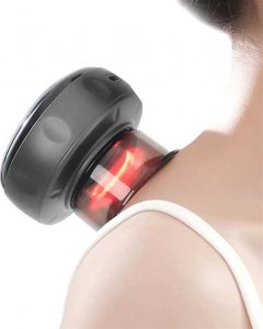 Masażer Aptel Elektryczna BAŃKA CHIŃSKA Rozgrzewająca do Masażu Akumulator czarna AG913A 5