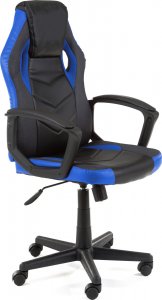Fotel Furniture 4 Gamers Fotel Gamingowy F4G FG-19 Czarno-Niebieski 1