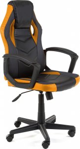 Fotel Furniture 4 Gamers F4G FG-19 Czarno-Pomarańczowy 1