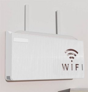 Aptel Naścienna PÓŁKA na Router Wi-Fi biała AG986 1